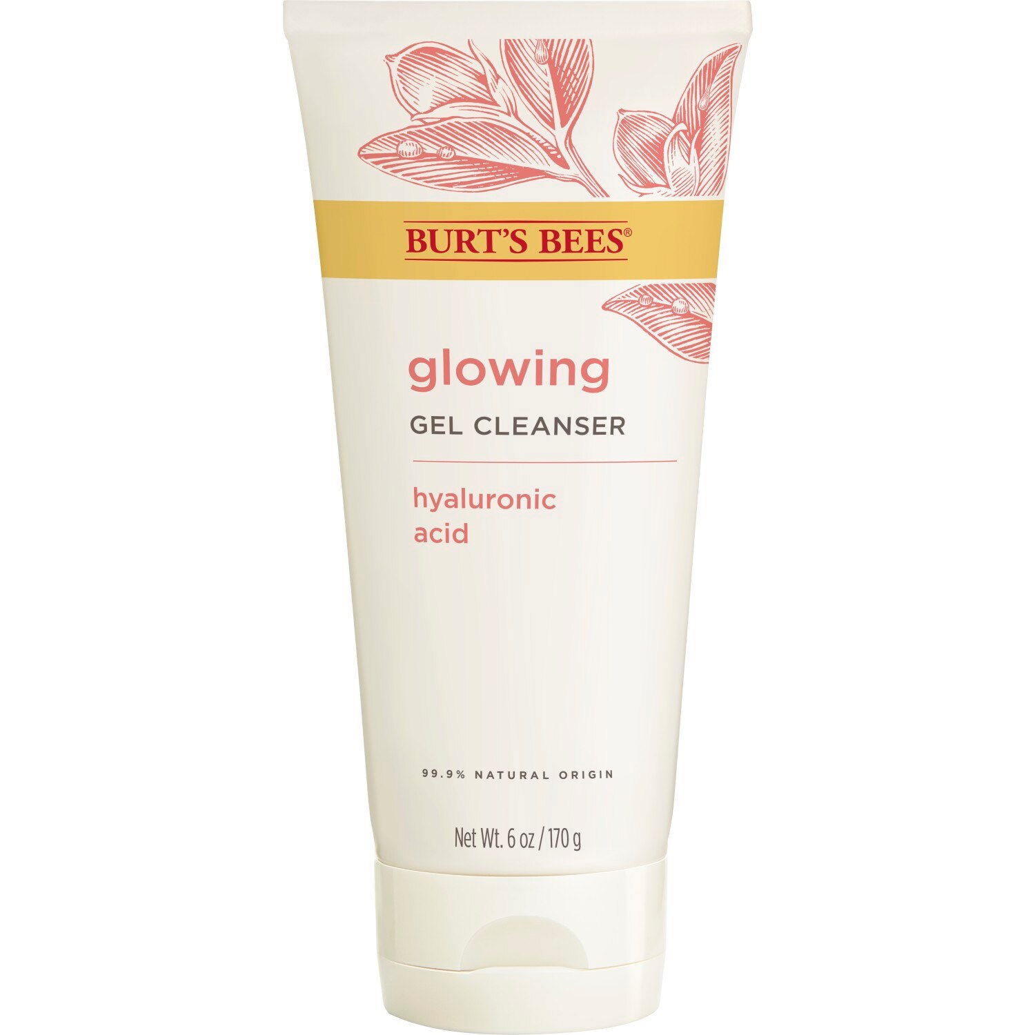 Burt's Bees Truly Glowing Refreshing Gel Cleanser With Naturally Derived Hyaluronic Acid, 6 Oz , CVS