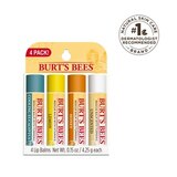 Burt's Bees 100% Natural Origin Rescue Lip Balm, Unscented, 4 CT, thumbnail image 2 of 11