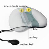 ComfySage Heat + Cold Inflatable Massage Pillow with Hand Pump, thumbnail image 1 of 5
