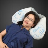 ComfySage Heat + Cold Inflatable Massage Pillow with Hand Pump, thumbnail image 2 of 5