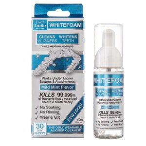 Eversmile WhiteFoam - Limpiador para alineador dental, 1.69 oz líq.
