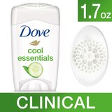 Dove Clinical Protection 48-Hour Antiperspirant Stick, Cool Essentials, 1.7 OZ, thumbnail image 1 of 2