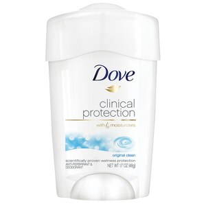 Dove Clinical Protection Antiperspirant Deodorant, 1.7 OZ