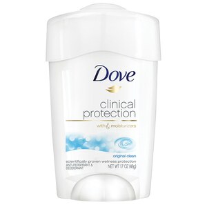 Dove Clinical Protection 48-Hour Antiperspirant & Deodorant Stick, Original Clean, 1.7 Oz , CVS