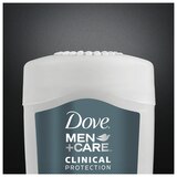 Dove Men+Care Ultimate 96-Hour Clinical Protection Antiperspirant Stick, Clean Comfort, 1.7 OZ, thumbnail image 4 of 5