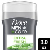 Dove Men+Care Aluminum Free 72-Hour Deodorant Stick, Extra Fresh, 3 OZ, thumbnail image 2 of 8