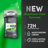 Dove Men+Care Aluminum Free 72-Hour Deodorant Stick, Extra Fresh, 3 OZ, thumbnail image 5 of 8