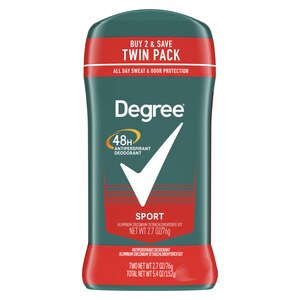 Degree 48-Hour Sport Antiperspirant & Deodorant Stick, 2.7 OZ, 2 Pack , CVS