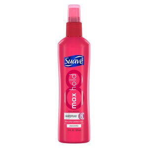 Suave - Spray para el cabello, no en aerosol, sin fragancia, máxima fijación, 11 oz