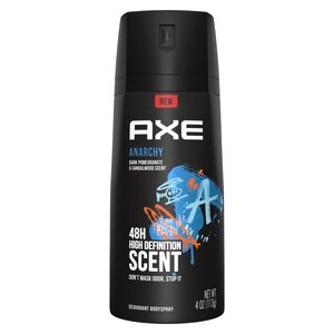 AXE Deodorant Body Spray 48-Hour High Definition, Anarchy, 4 OZ