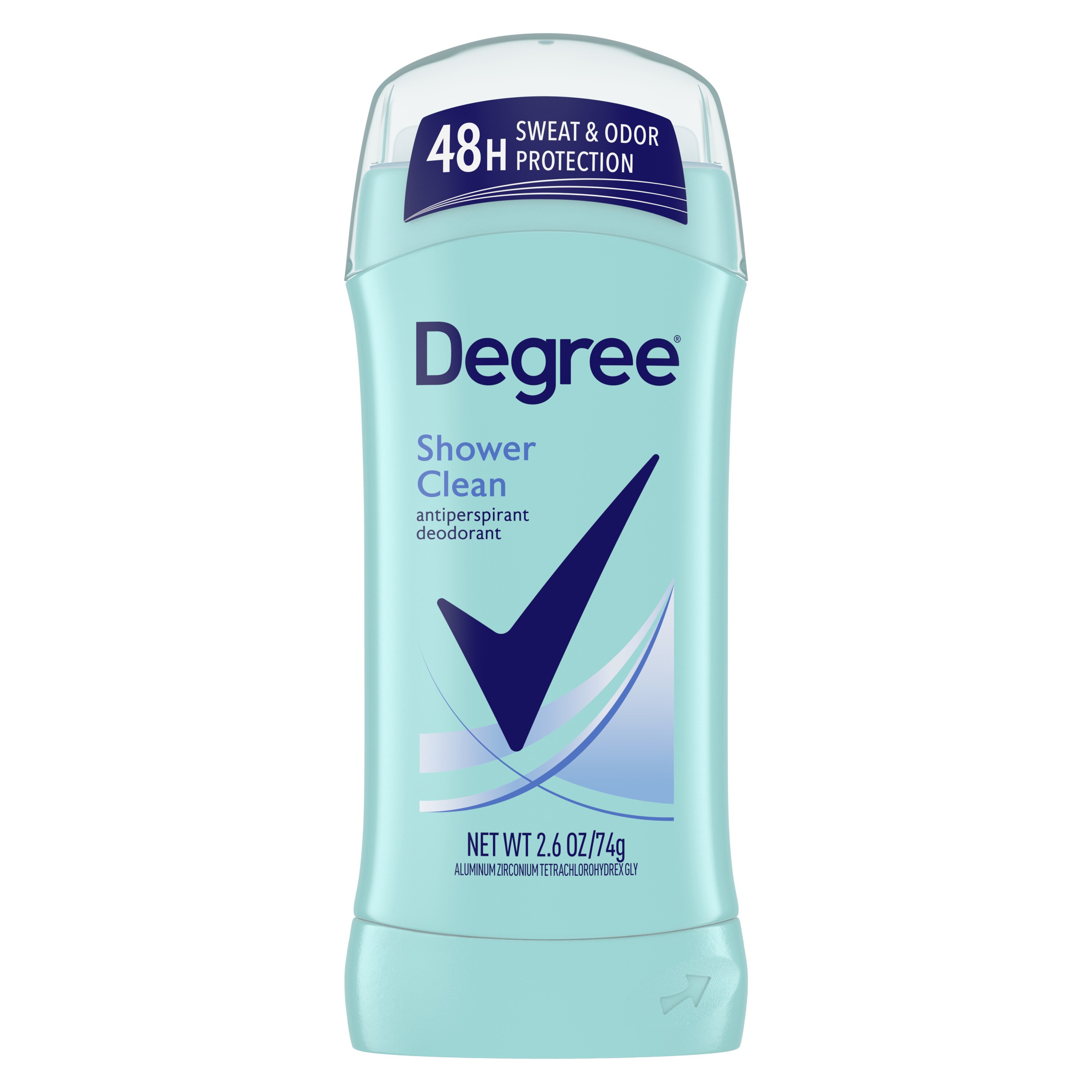 Degree 48-Hour Antiperspirant & Deodorant Stick, Shower Clean, 2.6 Oz , CVS