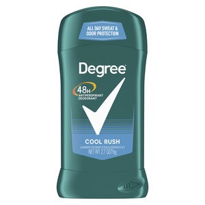 Degree Men Cool Rush 48 Hour Protection - Desodorante y antitranspirante en barra, 2.7 oz