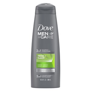 Dove Men+Care Fresh and Clean - Champú y acondicionador 2 en 1 para hombre, 12 oz