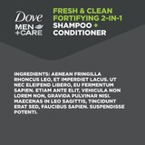 Dove Men+Care Fresh & Clean 2-in-1 Shampoo & Conditioner, thumbnail image 3 of 5