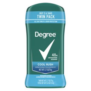 Degree 48-Hour Antiperspirant & Deodorant Stick, Cool Rush, 2.7 OZ, 2 Pack , CVS