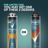 Degree Advanced 72-Hours Antiperspirant & Deodorant Dry Spray, Adventure, 3.8 OZ, thumbnail image 4 of 5