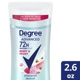 Degree Motionsense 72-Hour Antiperspirant & Deodorant Stick, Berry Cool, 2.6 OZ, thumbnail image 5 of 5