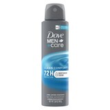 Dove Men+Care 72-Hour Moisturizing Cream Antiperspirant Dry Spray, Clean Comfort, 3.8 OZ, thumbnail image 1 of 8