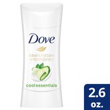 Dove Advanced Care 48-Hour Antiperspirant & Deodorant Stick, Cool Essentials, 2.6 OZ, thumbnail image 1 of 5