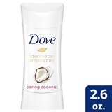 Dove 48-Hour Antiperspirant & Deodorant Stick, Caring Coconut, 2.6 OZ, thumbnail image 1 of 5