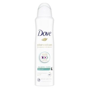 Dove Antiperspirant & Deodorant Dry Spray 48-Hour Invisible Advanced Care - Sheer Cool, 3.8 OZ