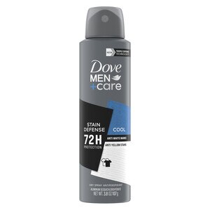  Dove Men+Care Stain Defense Cool Dry Spray Antiperspirant Deodorant, 3.8 oz 