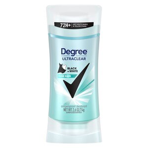 Degree Women Black+White Pure Rain UltraClear Antiperspirant Deodorant, 2.6 oz