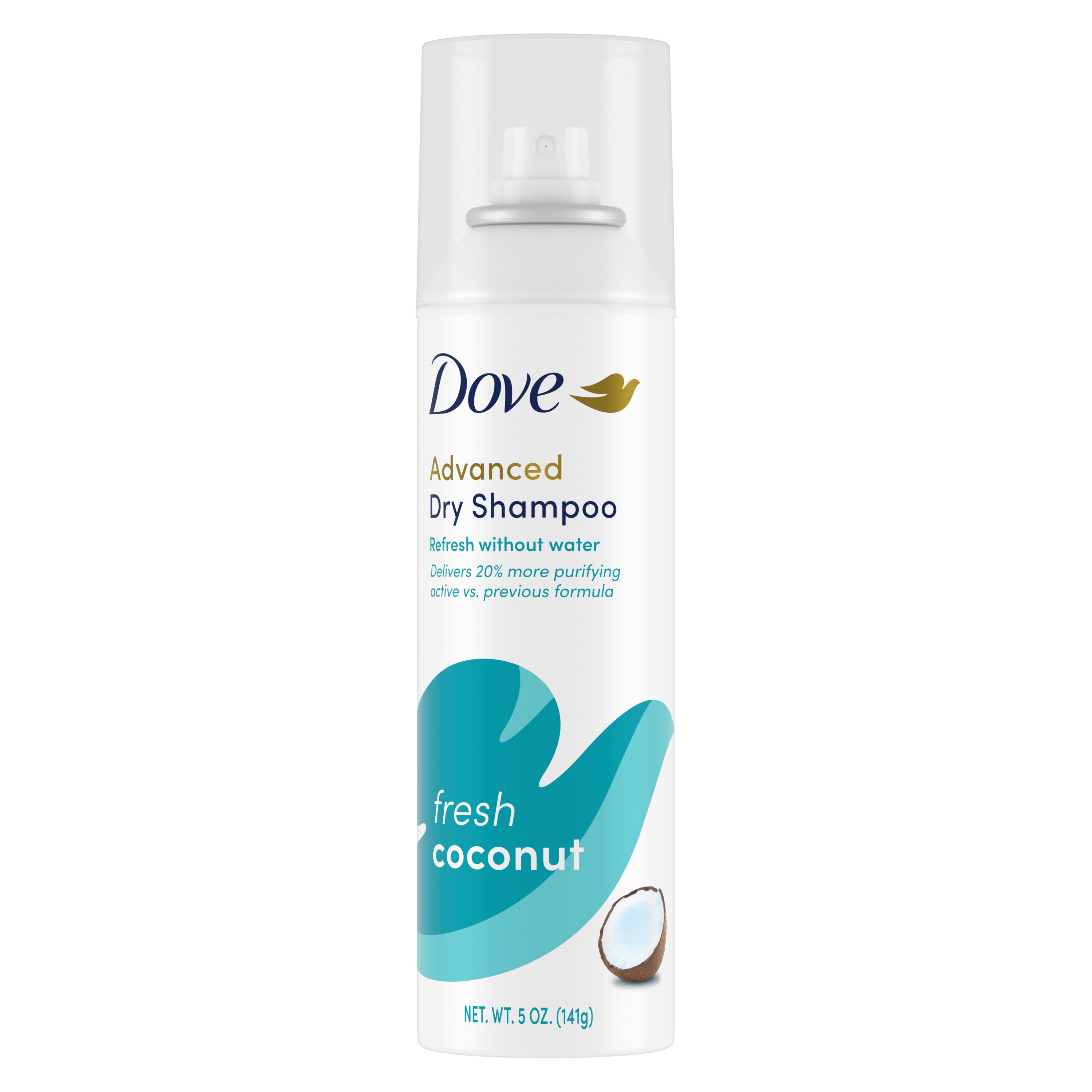 Dove Refresh + Care - Champú seco, Fresh Coconut, 5 oz
