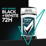 Degree Ultraclear 72-Hour Black + White Antiperspirant & Deodorant Stick, 2.7 OZ, 2 Pack, thumbnail image 4 of 6