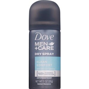 Dove Men+Care Cool Dry Spray Deodorant, 1 OZ - CVS Pharmacy