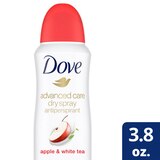 Dove Antiperspirant & Deodorant Dry Spray, Apple & White Tea, 3.8 OZ, thumbnail image 1 of 5