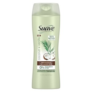 Suave Professionals Coconut + Vanilla Repairing Shampoo, 12.6 OZ