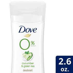 Dove 0% Aluminum Cucumber & Green Tea Deodorant, 2.6 oz 