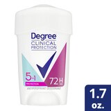 Degree Clinical Protection 72-Hour 5-in-1 Protection Antiperspirant & Deodorant Stick, 1.7 OZ, thumbnail image 5 of 5