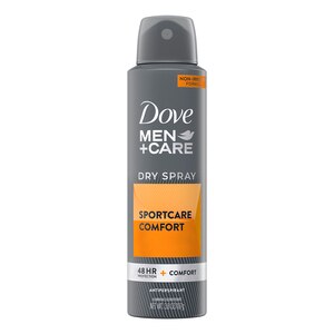 Dove Men+Care Non-Irritating Formula Sportcare Comfort Dry Spray For 48 Hour Antiperspirant Protection, 3.8 oz