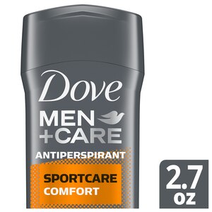 Dove Men+Care Men's Deodorant Blocks Body Odor Sportcare Comfort Antiperspirant For 48 Hour Protection, 2.7 oz