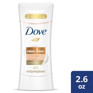 Dove Even Tone Deodorant for Women Calming Breeze Antiperspirant For Uneven Skin Tone, 2.6 oz