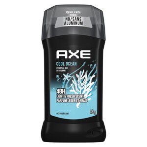 AXE Light Scents Aluminum Free 48 Hour Deodorant Protection Cool Ocean for Men With Essential Oils, 3 oz