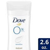 Dove 0% Aluminum 48-Hour Deodorant Stick, Sensitive, 2.6 OZ, thumbnail image 3 of 5