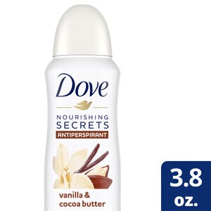 Dove Antiperspirant & Deodorant Dry Spray 48-Hour Nourishing Secrets Indulging Ritual, Vanilla & Shea Butter, 3.8 OZ