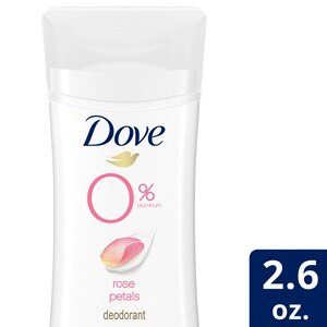 Dove 0% Aluminum Deodorant for Women, 2.6 OZ
