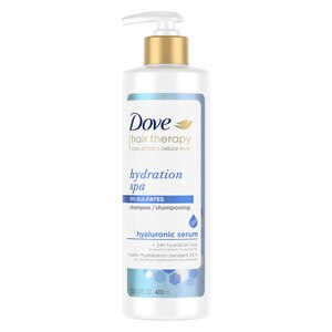 Dove Hair Therapy Hydration Spa Shampoo with Hyaluronic Serum for Dry Hair, 13.5 OZ