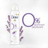 Dove Aluminum Free 48-Hour Deodorant Dry Spray, Lavender & Vanilla, thumbnail image 4 of 5