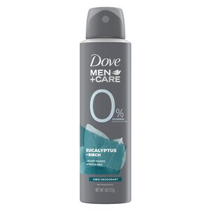Dove Men+Care Aluminum Free 48-Hour Deodorant Dry Spray, Eucalyptus & Birch