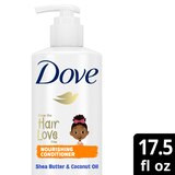 Dove Kids Care Nourshing Conditioner for Culry Hair, Coconut Oil and Shea Butter, 17.5 Fl Oz, thumbnail image 3 of 6
