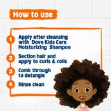 Dove Kids Care Nourshing Conditioner for Culry Hair, Coconut Oil and Shea Butter, 17.5 Fl Oz, thumbnail image 4 of 6
