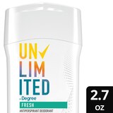 Degree Unlimited Antiperspirant & Deodorant Stick, Fresh, 2.7 OZ, thumbnail image 3 of 6