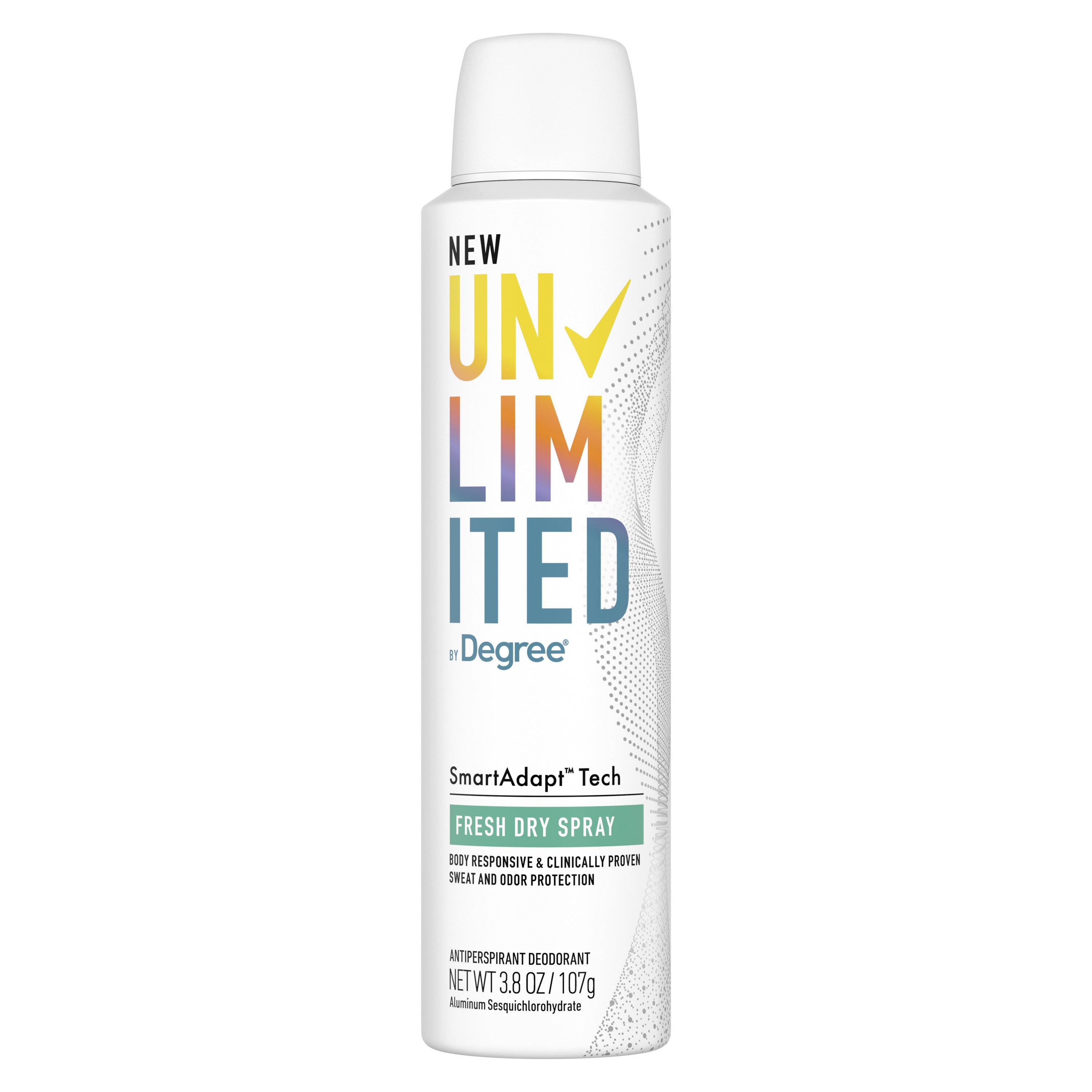 Degree Unlimited Antiperspirant & Deodorant Dry Spray, Fresh, 3.8 Oz , CVS