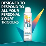 Degree Unlimited Antiperspirant & Deodorant Dry Spray, Clean, thumbnail image 4 of 6