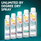 Degree Unlimited Antiperspirant & Deodorant Dry Spray, Clean, thumbnail image 5 of 6